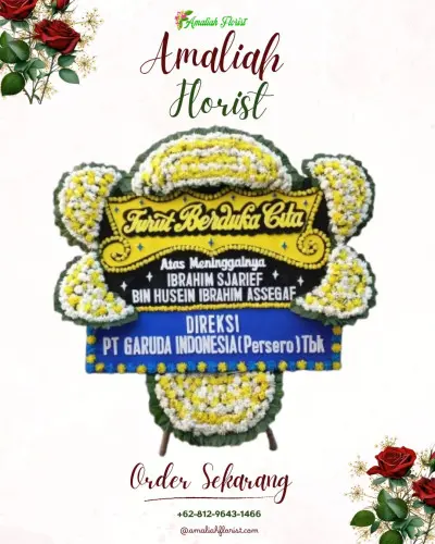 Papan Bunga Duka di Banjaroyo